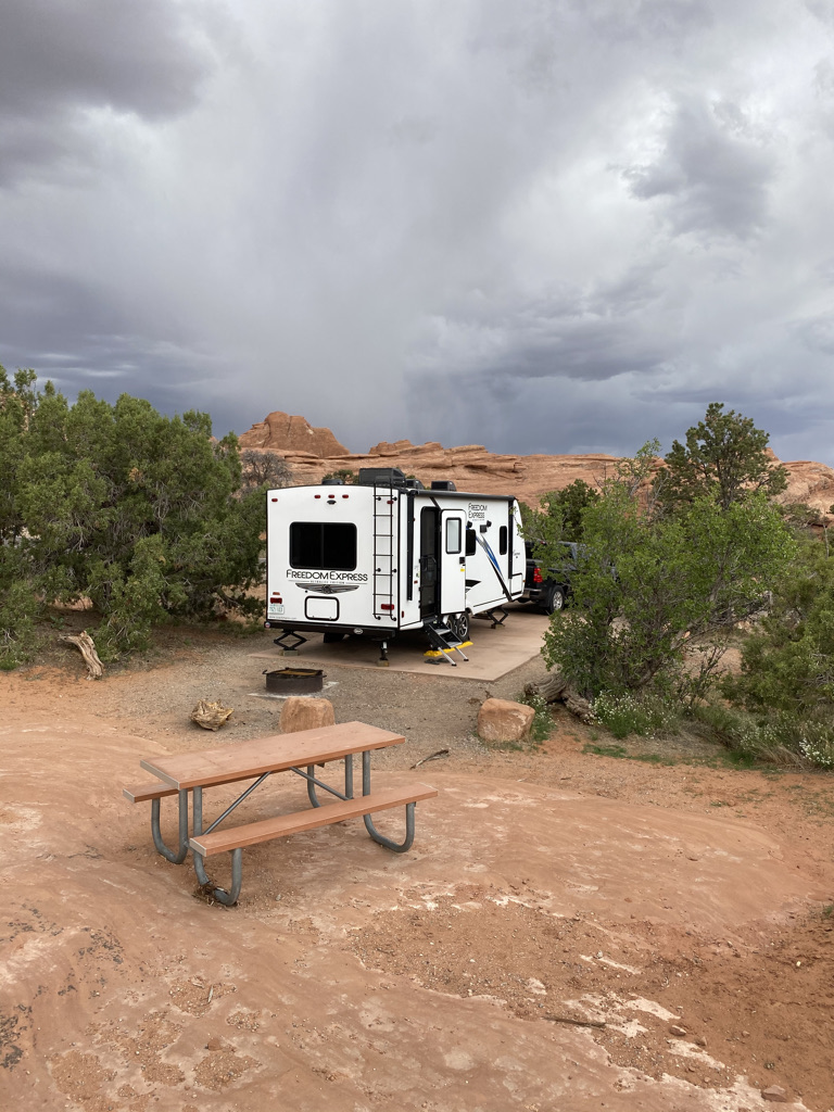 camping-at-devils-garden-arches-national-park